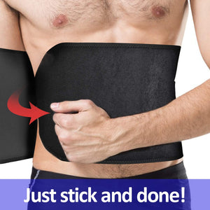 Men's & Women Unisex Waist Trimming Sweat Belt Wrap - OmniBrace