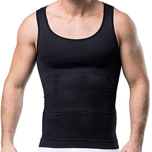 Buy Mens Back Braces Body Shaper Tank Top Compression Shirt Tummy Trimmer  Abs Slim Underwear Vest Girdle Tights Online at desertcartSeychelles
